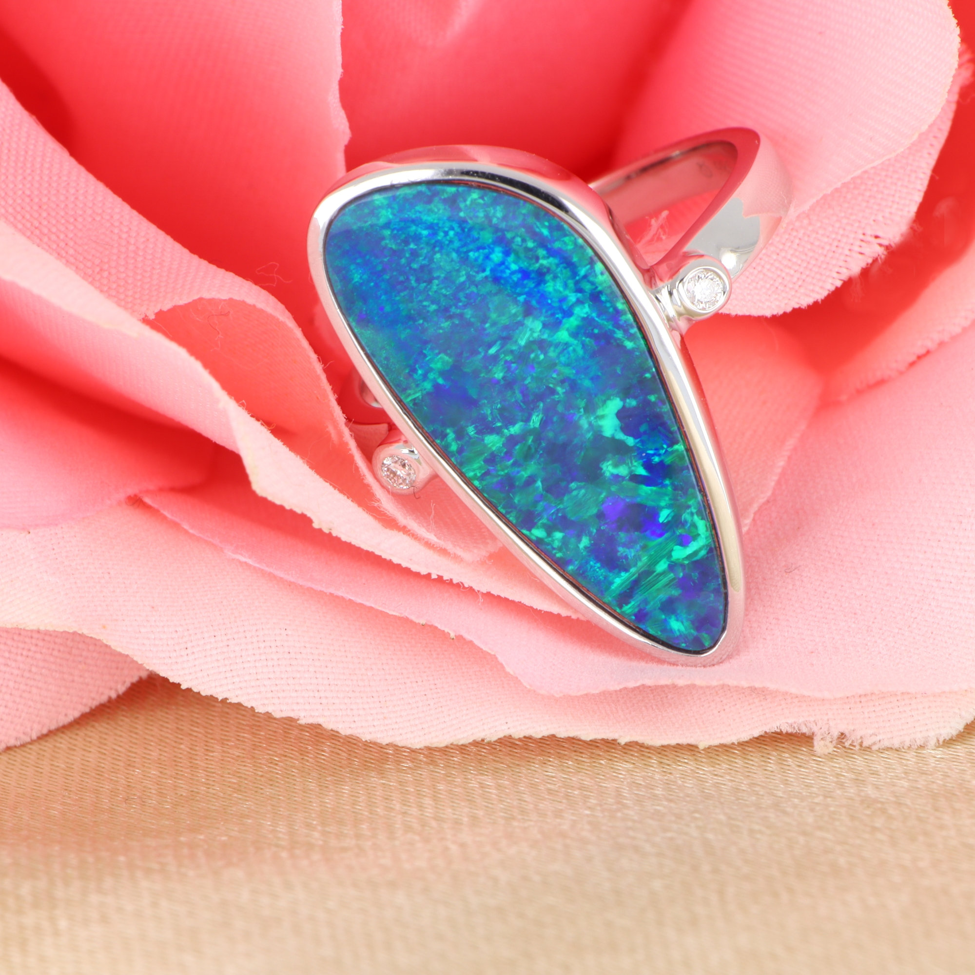 Opal Rings - Australian Opals | Queen of Opals